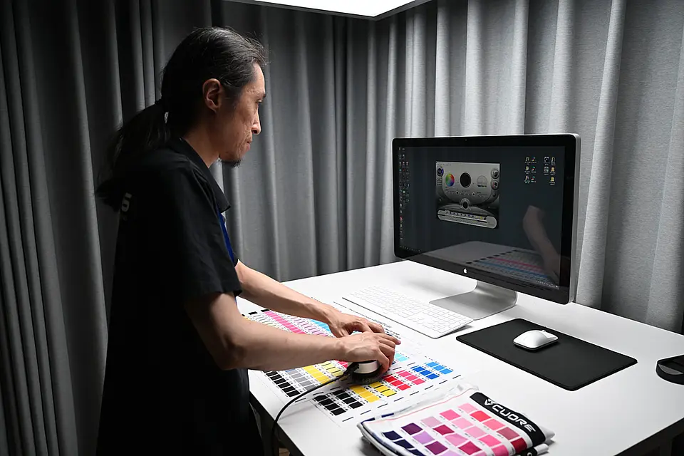 Colorlab in der United Apparel Solutions Produktion